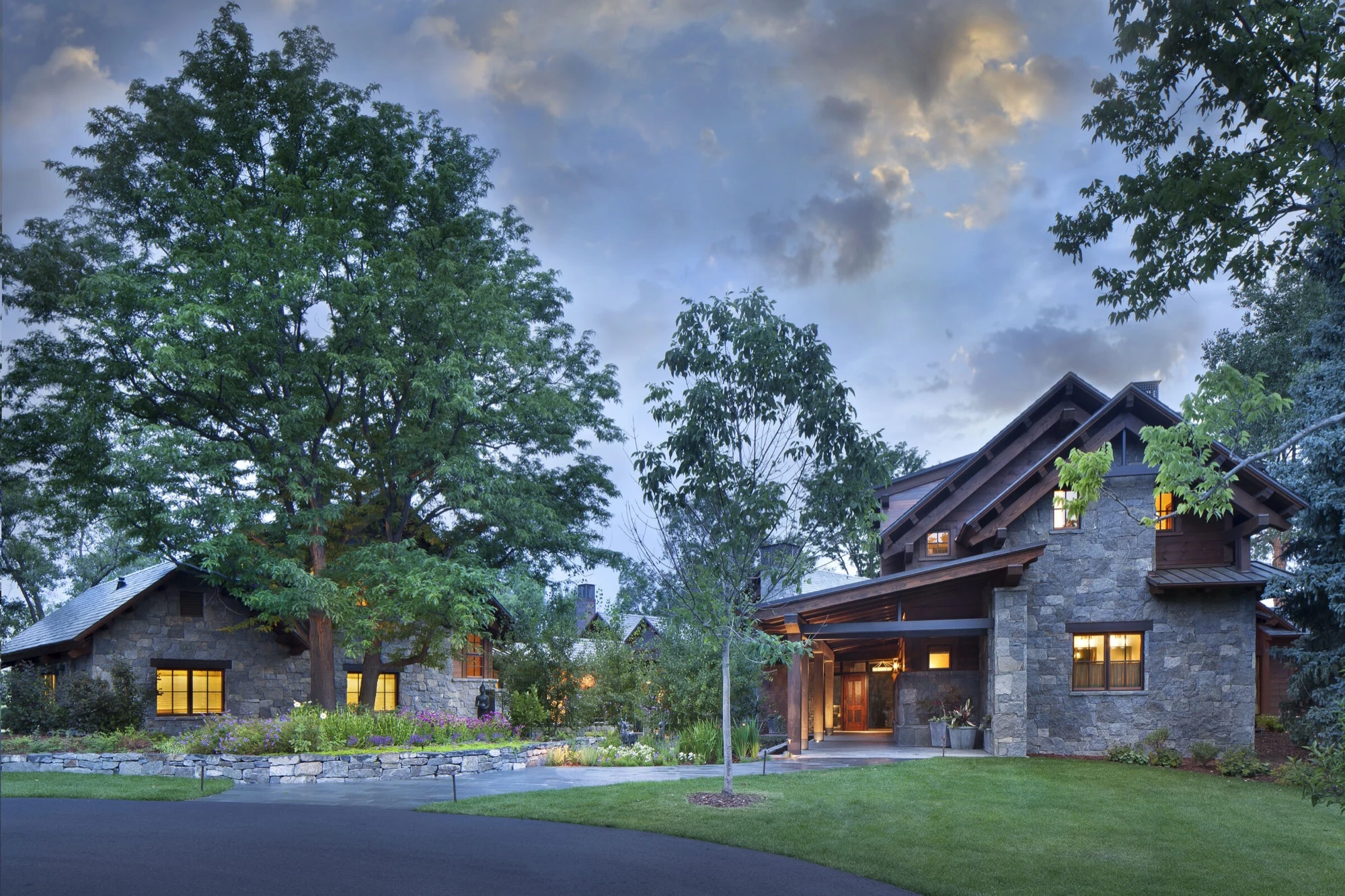 Natural Order exterior with mountain views
