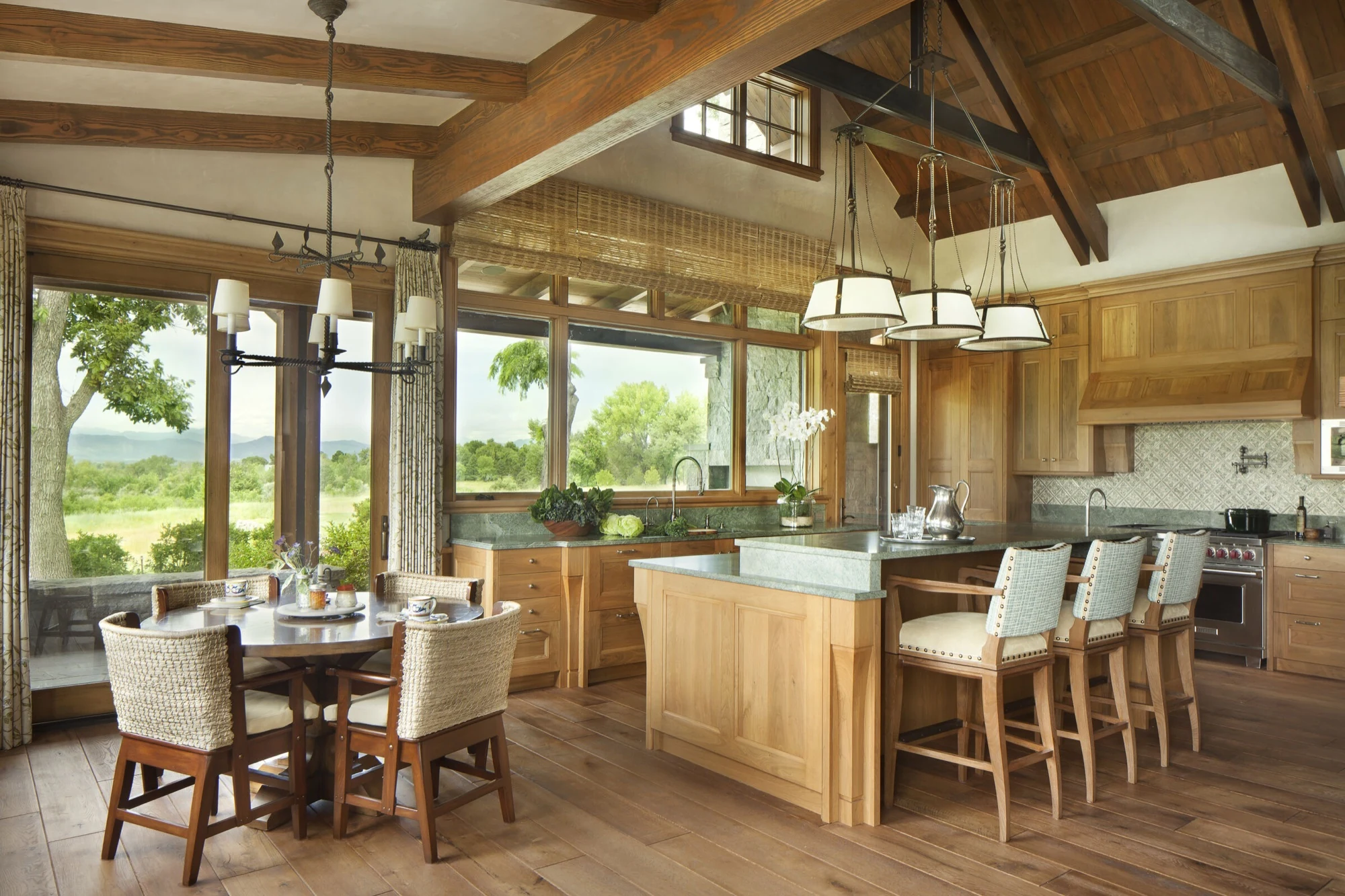 Natural Order interior wood details