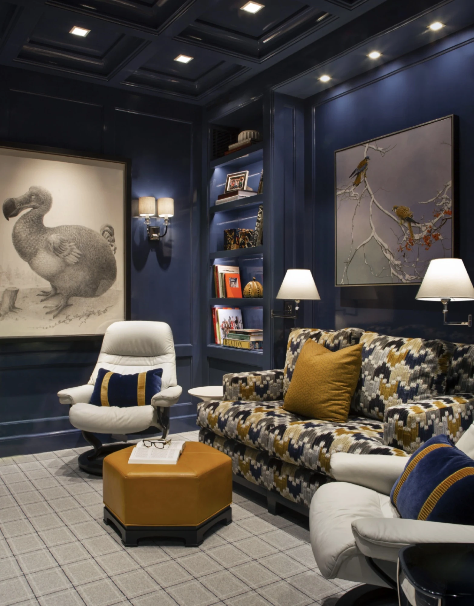 A Penthouse Refined blue room