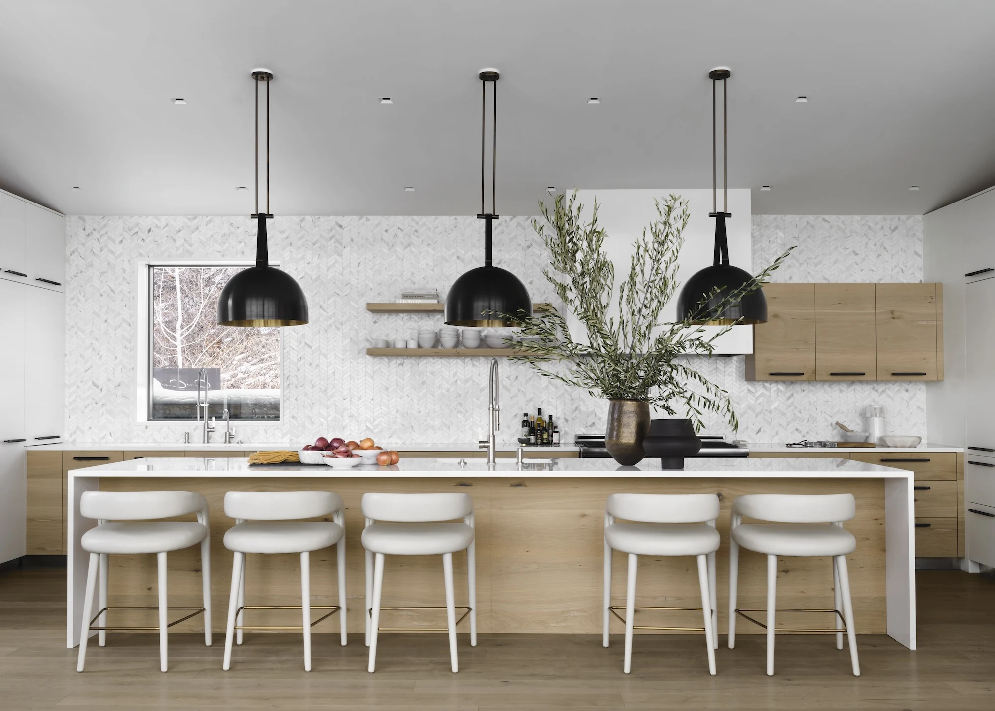 Contemporary kitchen renovation by Beck Building Company