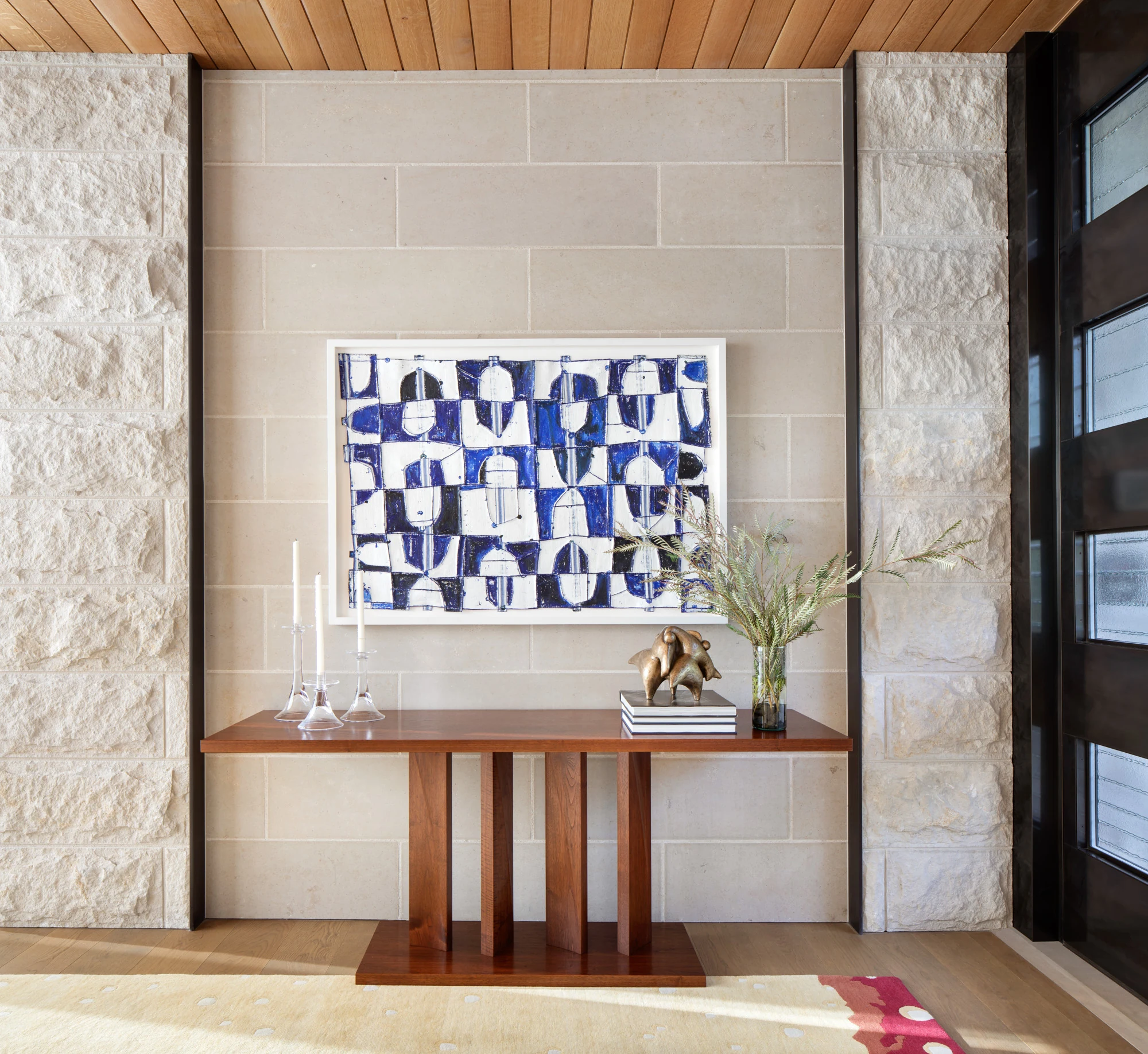Fine art displayed in a Beck Building Company home