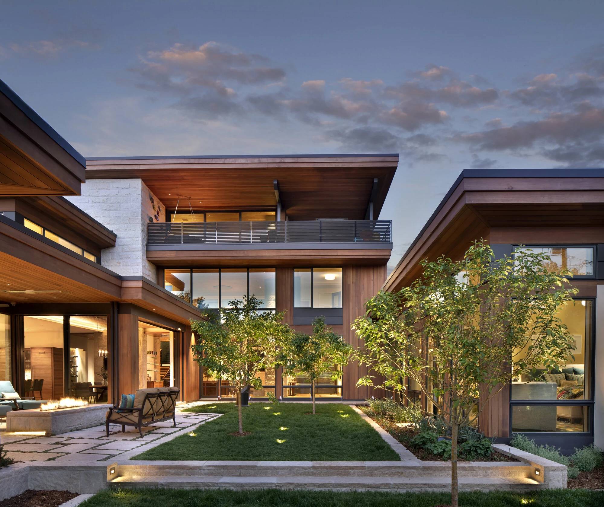Private Living exterior with mountain views