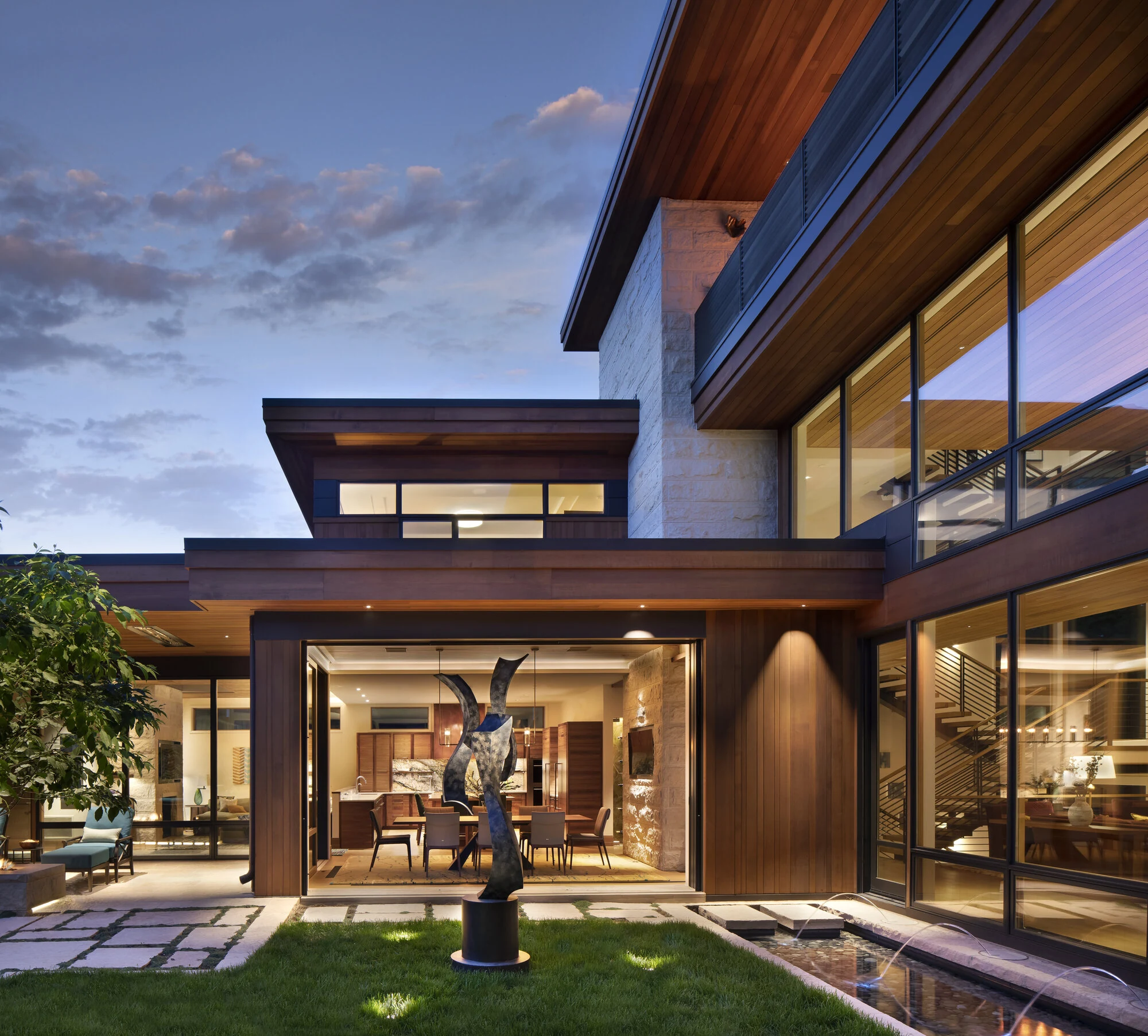 Private Living courtyard