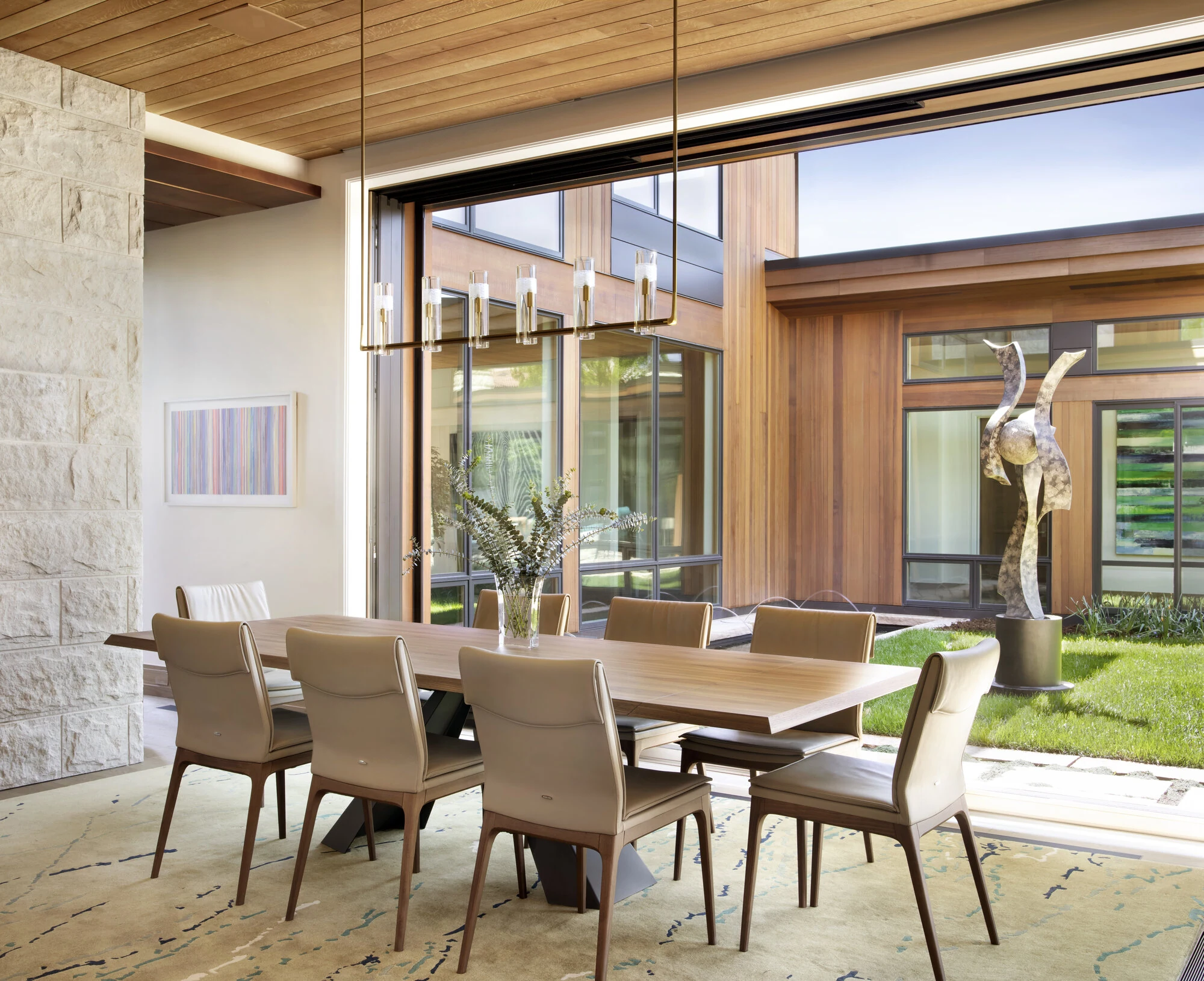 Private Living interior with color