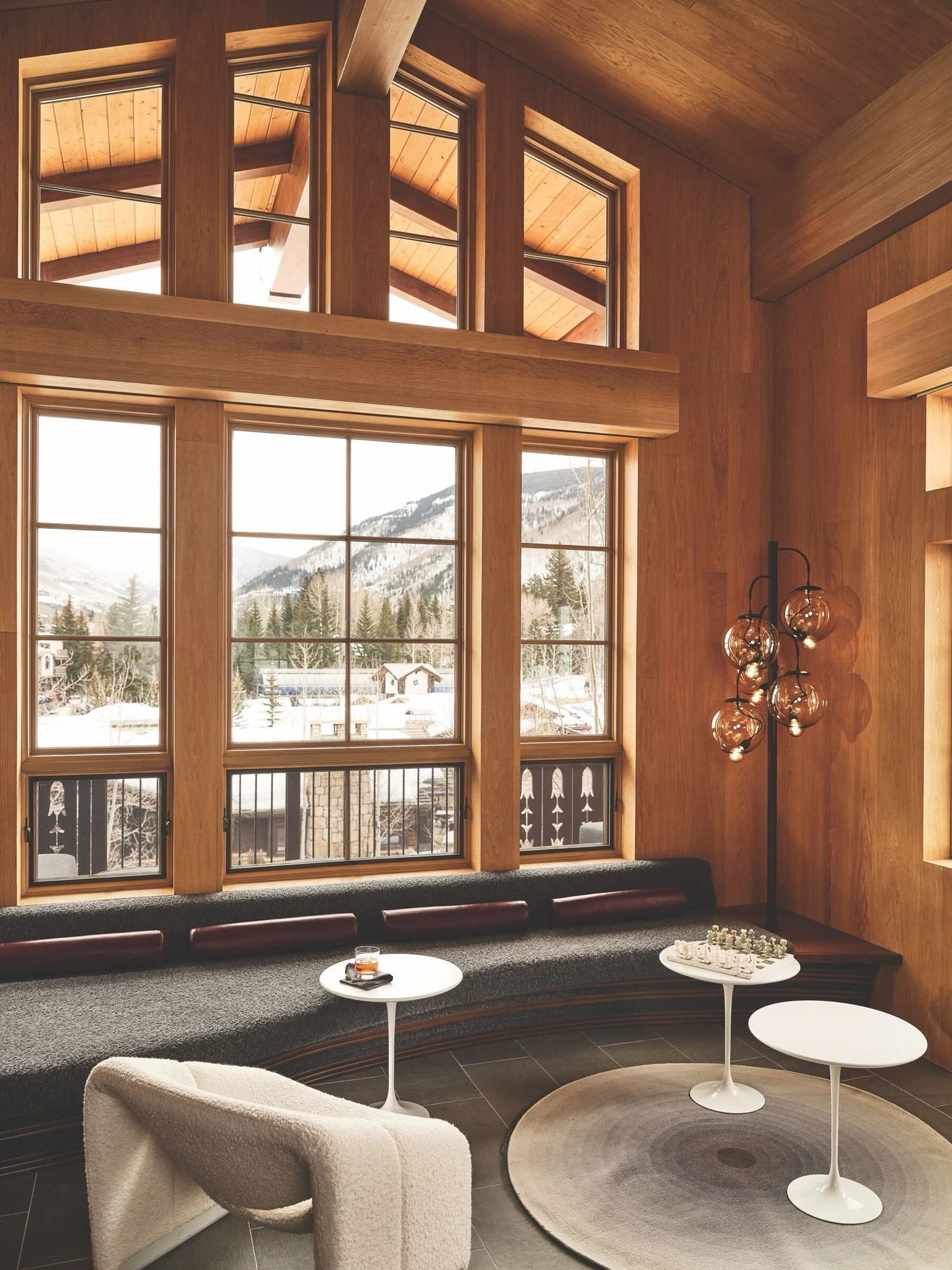 Elevation Reimagined living room with art